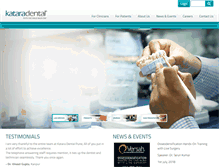 Tablet Screenshot of kataradental.com